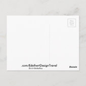 オランダ蝶お客様。フレーム誕生日はがき ポストカード (裏面)