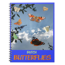 オランダ蝶お客様。文字手帳 ノートブック