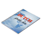 オランダ話ここ曇り地 ノートブック (左側)