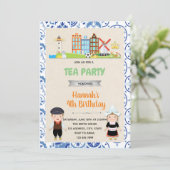 オランダ誕生日テーマ招待状 招待状 (スタンド正面)