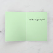 オランダ誕生日レトロFiat 500カード カード (内部)