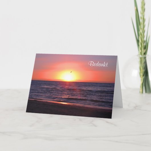 オランダ語で「ありがとう」 - オランダ語で「ありがとう」 サンキューカード (正面)