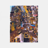 オランダ語の諺、ピエテル・ブルーゲル フリースブランケット (正面)