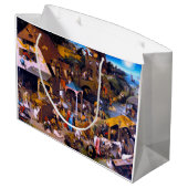 オランダ語の諺、ピエテル・ブルーゲル ラージペーパーバッグ (裏面アングル)