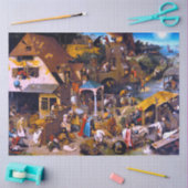 オランダ語の諺、ピエテル・ブルーゲル 薄葉紙 (クラフト)