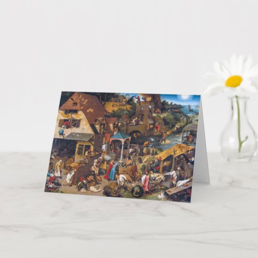 オランダ諺 | Pieter Bruegel長老 | カード (小さな植物)