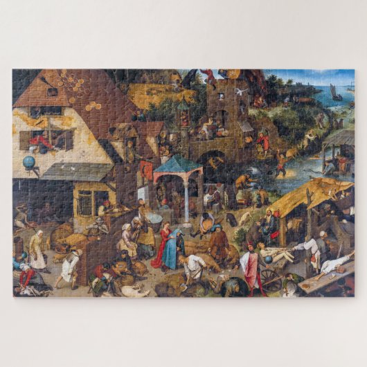 オランダ諺 | Pieter Bruegel長老 | ジグソーパズル (横)