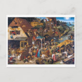 オランダ諺 | Pieter Bruegel長老 | ポストカード (正面)