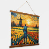 オランダ農家 吊り下げ型タペストリー (傾斜あり)