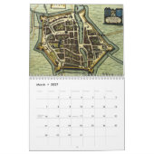 オランダ都市Anno 1652年-バージョン2 カレンダー (3月 2027)