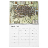 オランダ都市Anno 1652年-バージョン2 カレンダー (2月 2027)
