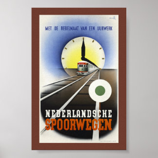オランダ鉄道のビンテージポスター 1939年 ポスター