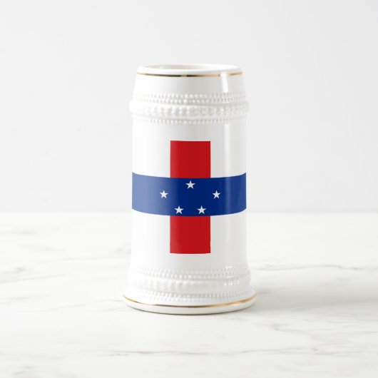 オランダ領アンティル旗 ビールジョッキ (中央)
