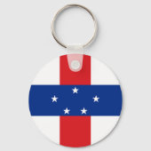 オランダ領アンティル諸島の旗 キーホルダー (裏面)