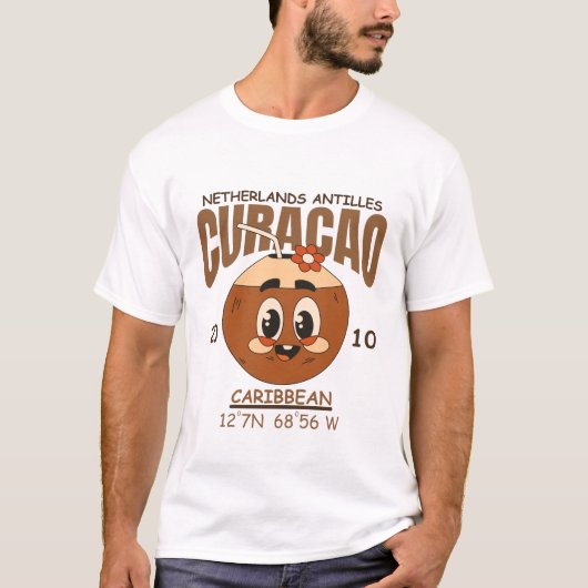 オランダ領アンティル クラサオ島 Tシャツ (正面)