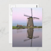 オランダ風車はがき ポストカード (正面/裏面)
