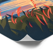 オランダ風車オランダ ポスター (角)