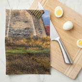 オランダ風車キッチンタオル キッチンタオル (四つ折り)