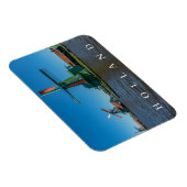 オランダ風車ビュー冷蔵庫用マグネット マグネット (右側)