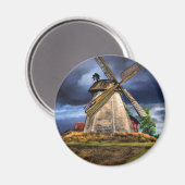 オランダ風車磁石 マグネット (正面/裏面)