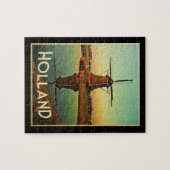 オランダ風車 ジグソーパズル (横)