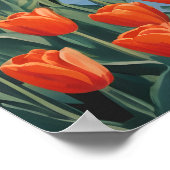 オランダ風車 ポスター (角)