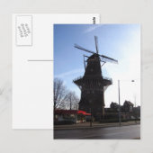 オランダ風車 ポストカード (正面/裏面)