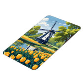 オランダ風車 マグネット (左側)