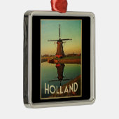 オランダ風車 メタルオーナメント (右)