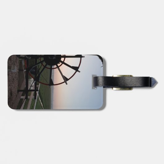 オランダ風車 ラゲッジタグ (裏面横)