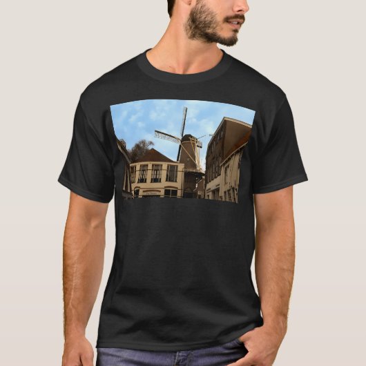 オランダ風車。 Tシャツ (正面)