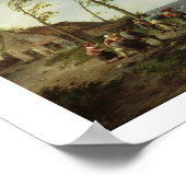 オランダ魚釣り船がViでリー岸に引き上げられる ポスター (角)