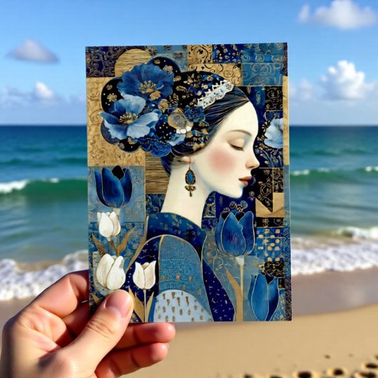 オランダ黄金時代の女性肖像画 ポストカード