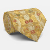 オランダ18世紀初頭アイボリーブルゴーニュ金ゴールド ネクタイ (ロール)