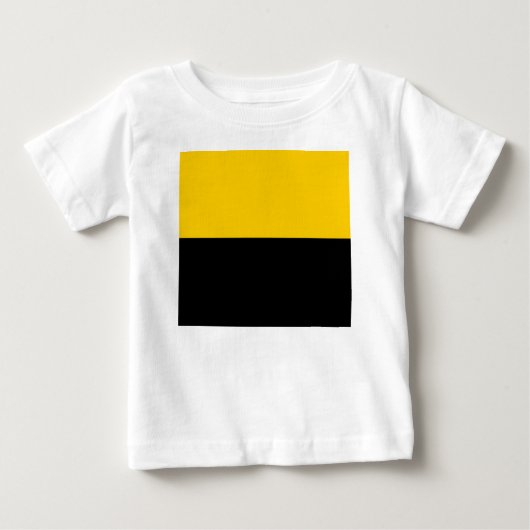 オランダ, アイセルスタインの旗 ベビーTシャツ (正面)