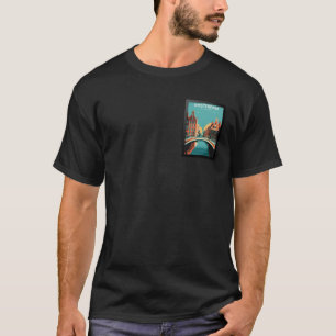 オランダ アムステルダム 旅行ポスター Tシャツ