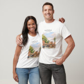 オランダ アムステルダム 運河 カラフルな街 | 旅行 Tシャツ (ユニセックス)