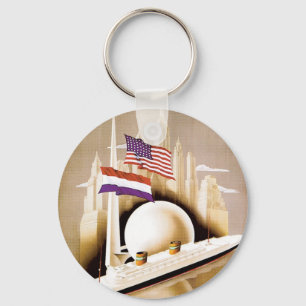 オランダ・アメリカ・ライン・ニューヨーク キーホルダー