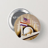 オランダ・アメリカ・ライン・ニューヨーク 缶バッジ (正面&裏面)