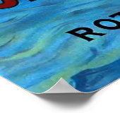 オランダ・アメリカ・ライン・ロッテルダム・ニューヨーク ポスター (角)