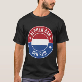 オランダ アルフェン・アーン・デン・ラインの市Tシャツ Tシャツ