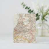 オランダ - オランダ地図 ポストカード (スタンド正面)