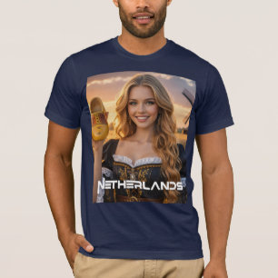 オランダ - オランダ語 Tシャツ