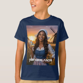 オランダ - オランダ語 Tシャツ