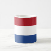 オランダ(オランダ)フラグ コーヒーマグカップ (中央)