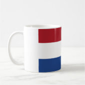 オランダ(オランダ)フラグ コーヒーマグカップ (左)