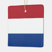 オランダ(オランダ)フラグ セラミックオーナメント (左)