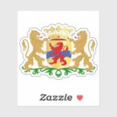 オランダ、オーバーイツェルの紋章 シール (シート)