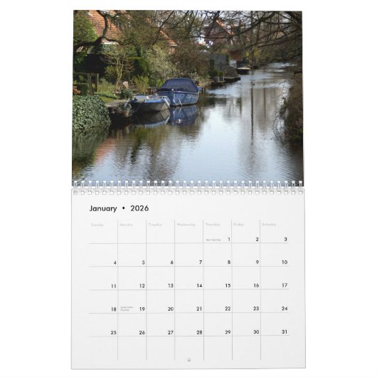 オランダ カレンダー (1月 2026)