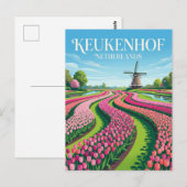 オランダ キューケンホフ ポストカード (正面/裏面)